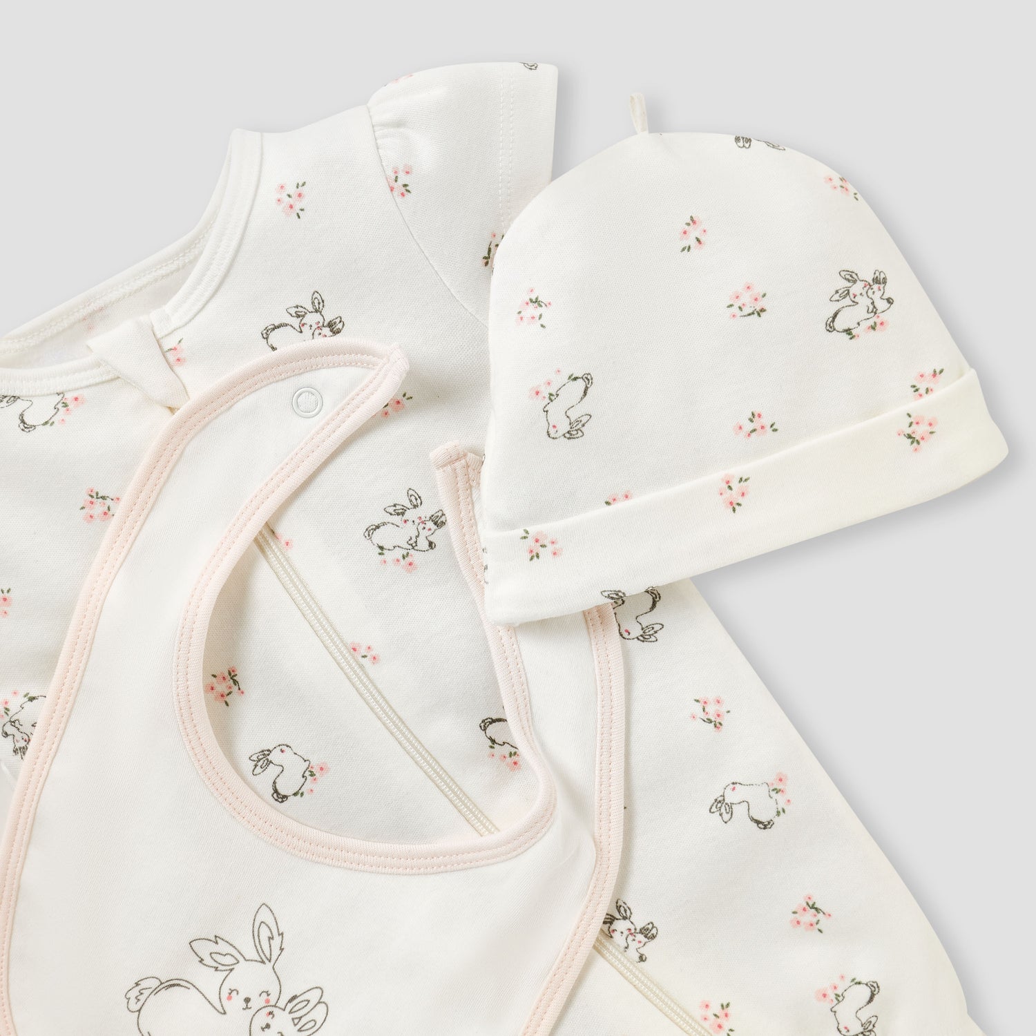 Juniors Bunny Print 3-Piece Gift Set