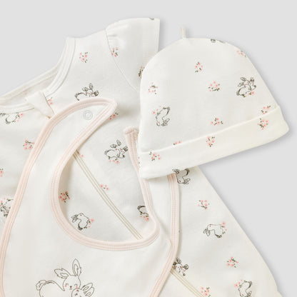 Juniors Bunny Print 3-Piece Gift Set