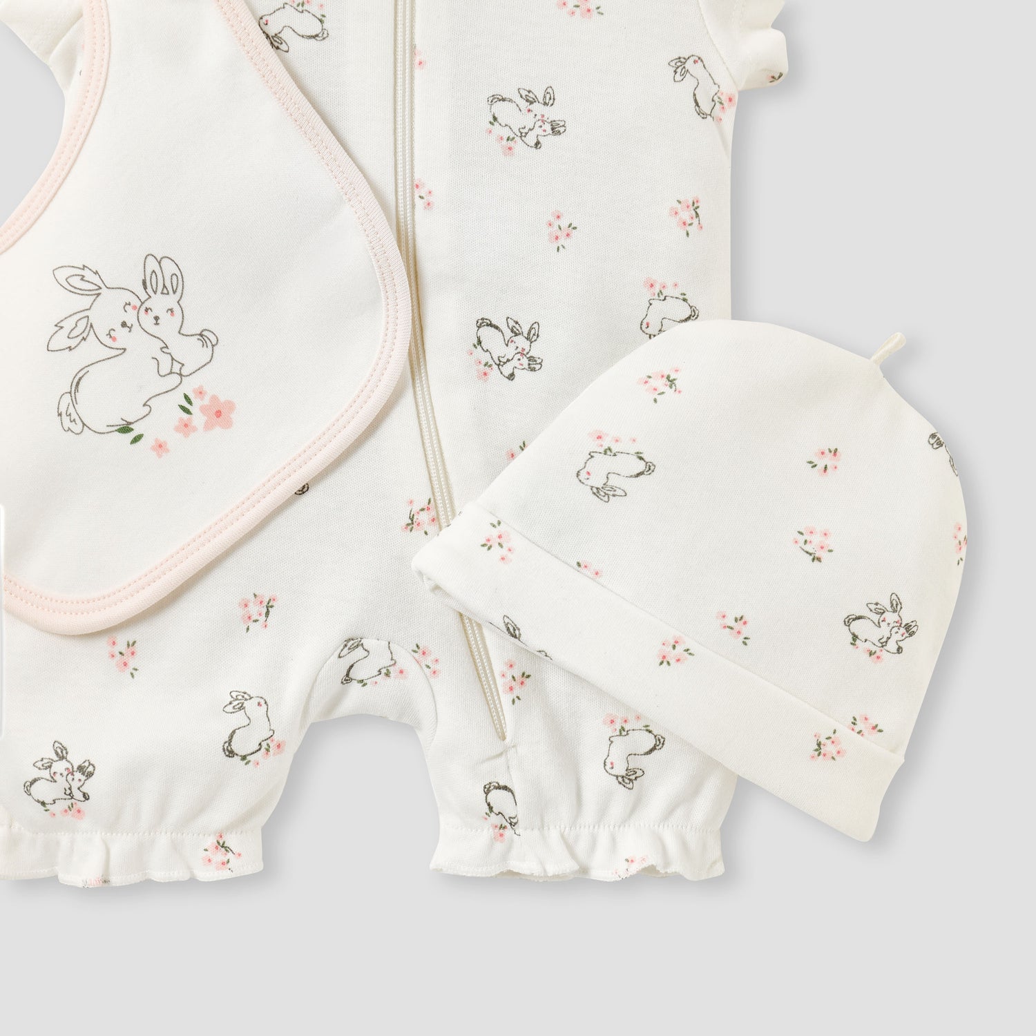Juniors Bunny Print 3-Piece Gift Set
