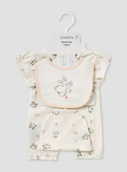 Juniors Bunny Print 3-Piece Gift Set-baby-girls-clothing-setsandcoords-image-7