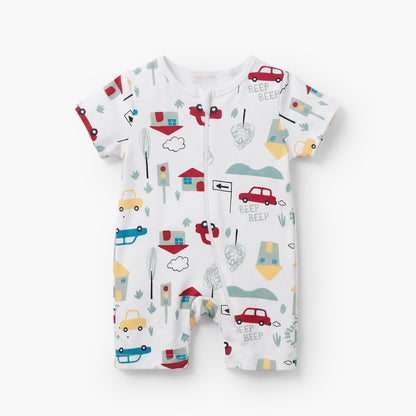 Set of 3 Juniors Clothing Gift Set with Vehicle Print