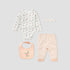 Juniors 4-Piece Floral Print Clothing Set - Pink / 0-3 mths