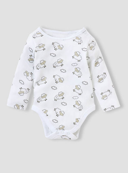 Juniors 4-Piece Sheep Print Clothing Set-baby-girls-clothing-setsandcoords-image-2