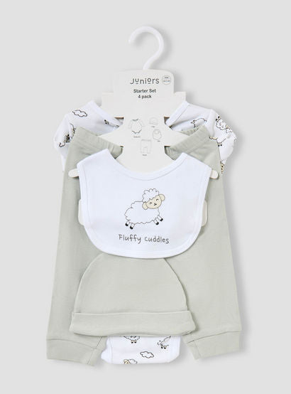 Juniors 4-Piece Sheep Print Clothing Set-baby-girls-clothing-setsandcoords-image-3