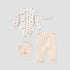 Juniors 4-Piece Bunny Print Clothing Set - Pink / 0-3 mths