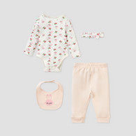 Juniors 4-Piece Bunny Print Clothing Set-undefined-image-1