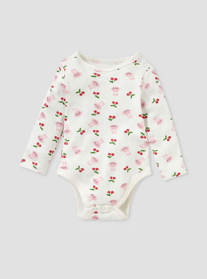 Juniors 4-Piece Bunny Print Clothing Set-baby-girls-clothing-setsandcoords-image-2