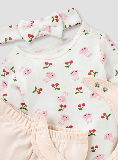 Juniors 4-Piece Bunny Print Clothing Set-baby-girls-clothing-setsandcoords-image-7
