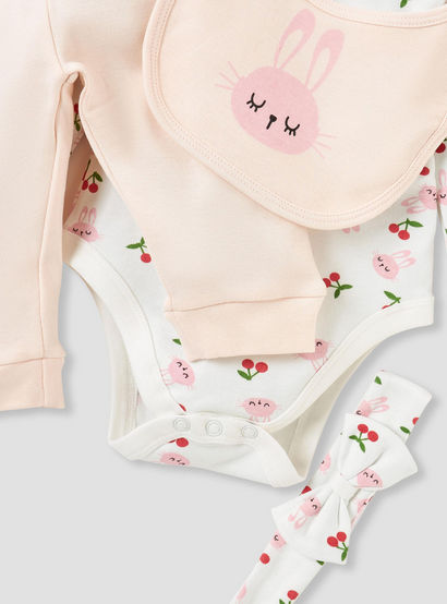 Juniors 4-Piece Bunny Print Clothing Set-baby-girls-clothing-setsandcoords-image-8