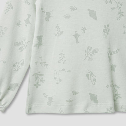 Juniors Floral Print T-shirt and Pyjamas - Set of 3