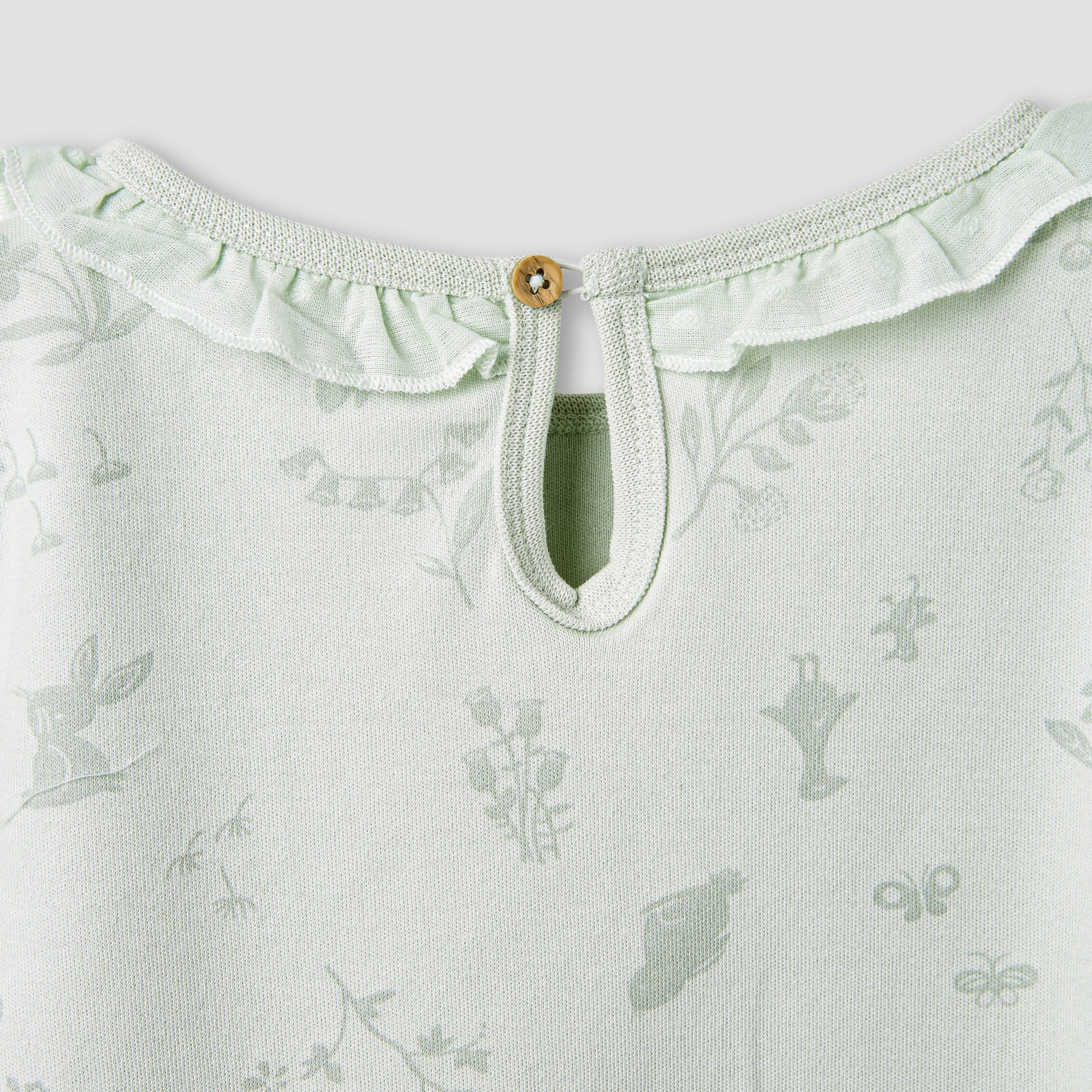 Juniors Floral Print T-shirt and Pyjamas - Set of 3
