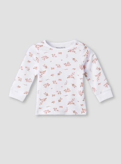 Pack of 3 Juniors Cotton Round Neck Long Sleeves Pyjama Set with Floral Print-baby-girls-clothing-nightwear-pyjamasets-image-6