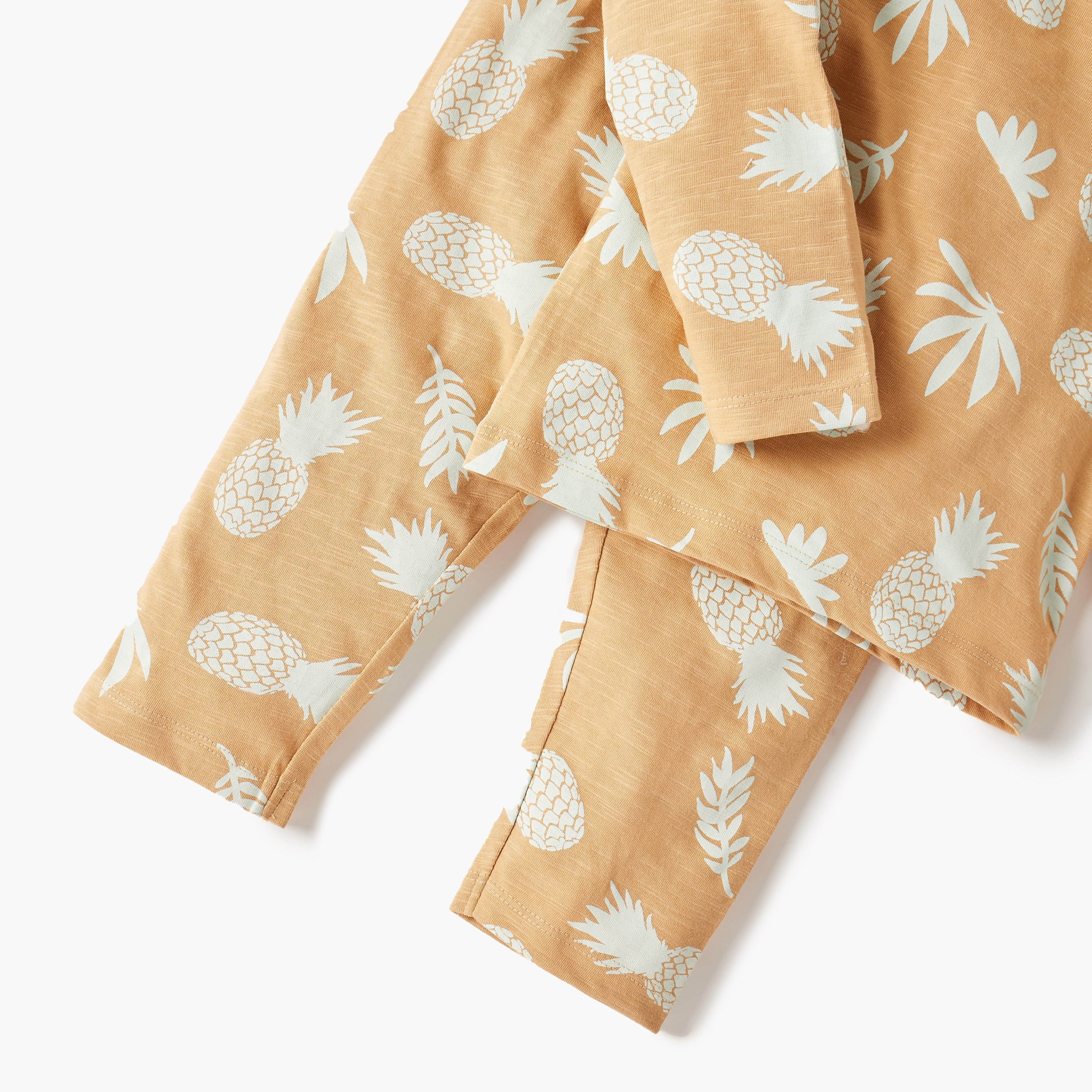 Juniors All-Over Pineapple Print T-shirt and Pyjama Set