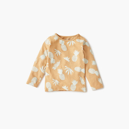 Juniors All-Over Pineapple Print T-shirt and Pyjama Set