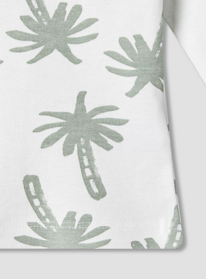 Juniors Cotton Round Neck Long Sleeves Pyjama Set with Palm Tree Print-baby-boys-clothing-nightwear-pyjamasets-image-6