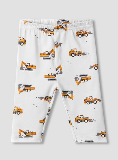 Juniors Cotton Crew Neck Short Sleeves Pyjama Set with Construction Print-baby-boys-clothing-nightwear-pyjamasets-image-4