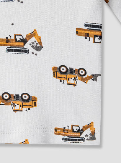 Juniors Cotton Crew Neck Short Sleeves Pyjama Set with Construction Print-baby-boys-clothing-nightwear-pyjamasets-image-6