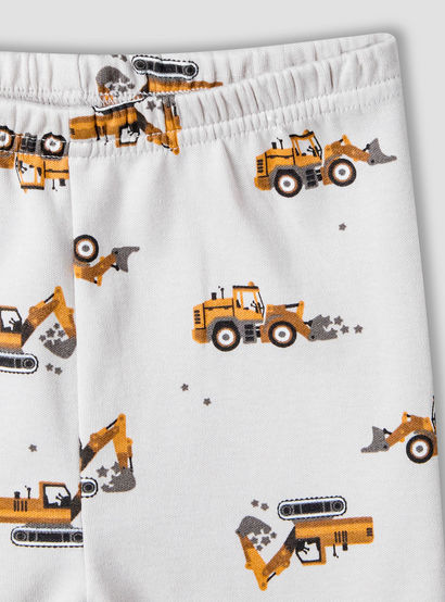 Juniors Cotton Crew Neck Short Sleeves Pyjama Set with Construction Print-baby-boys-clothing-nightwear-pyjamasets-image-7