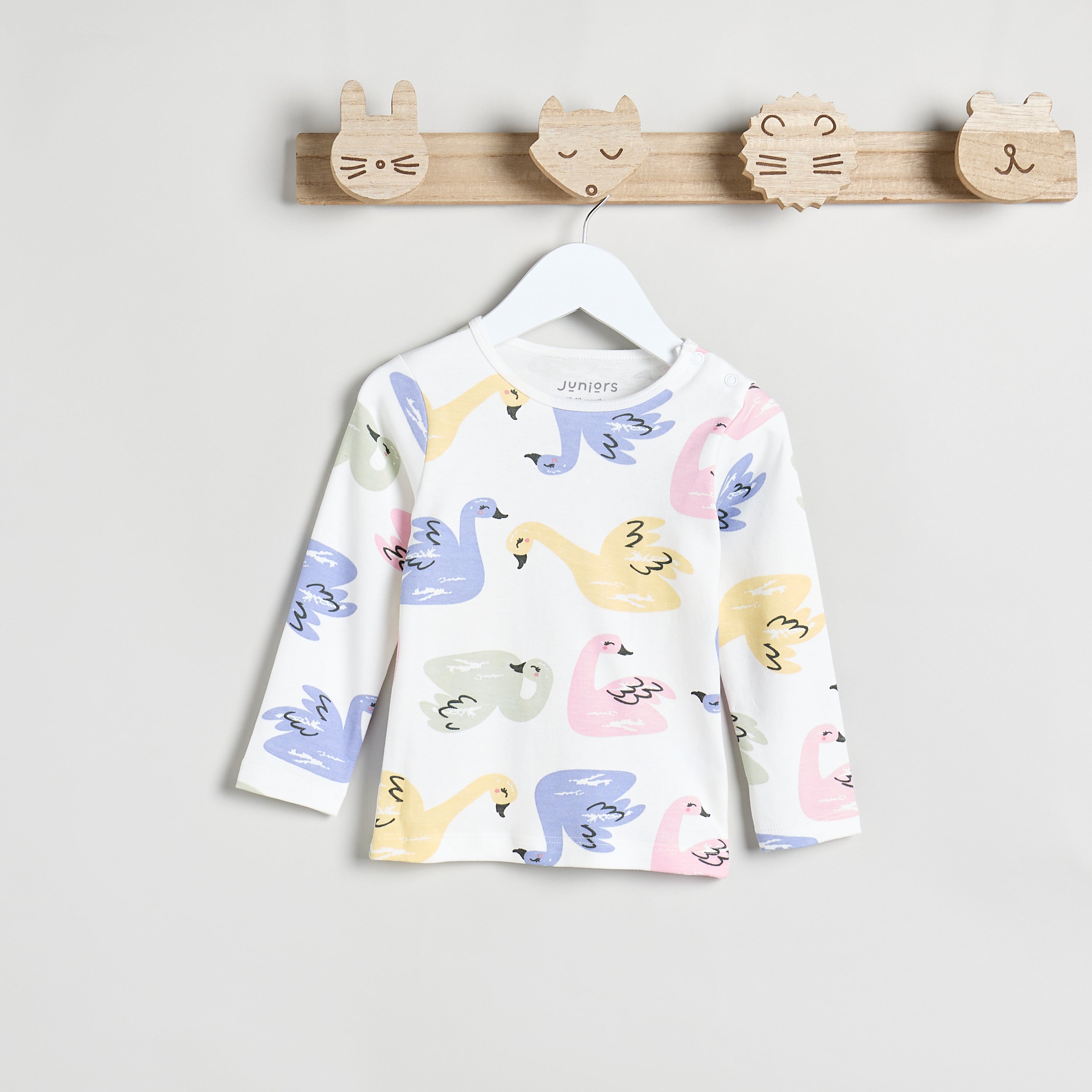 Juniors All-Over Print T-shirt and Pyjama Set