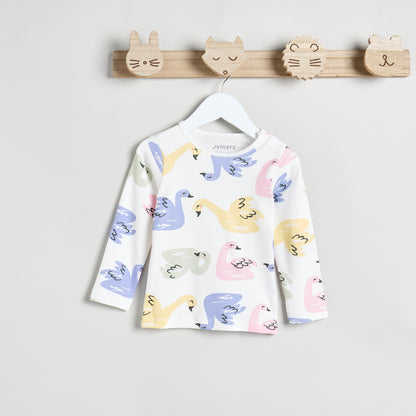 Juniors All-Over Print T-shirt and Pyjama Set