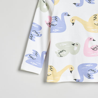 Juniors All-Over Print T-shirt and Pyjama Set