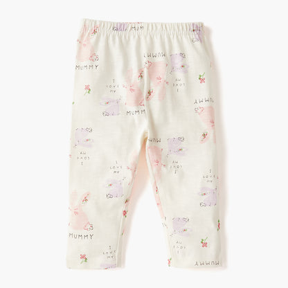 Juniors Pyjama Set with Bear Print - Cotton - Long Sleeves - Round Neck