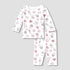 Juniors Cotton Round Neck Long Sleeves Pyjama Set with Food Print - White / 12-18 mths