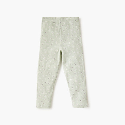 Juniors Pyjama Set with Floral Print - Cotton - Long Sleeves