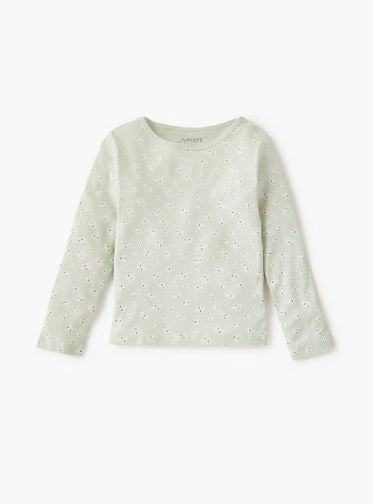 Juniors Pyjama Set with Floral Print - Cotton - Long Sleeves-promo_babyshop_Buy3for79_UAE130126-image-3