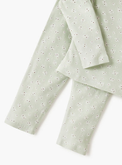 Juniors Pyjama Set with Floral Print - Cotton - Long Sleeves-promo_babyshop_Buy3for79_UAE130126-image-6