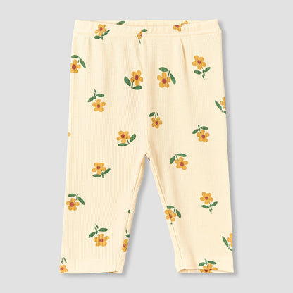 Juniors Cotton Round Neck Long Sleeves Pyjama Set with Floral Print