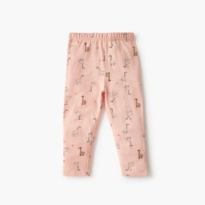 Juniors Pyjama Set with Bear Print - Cotton - Long Sleeves - Round Neck