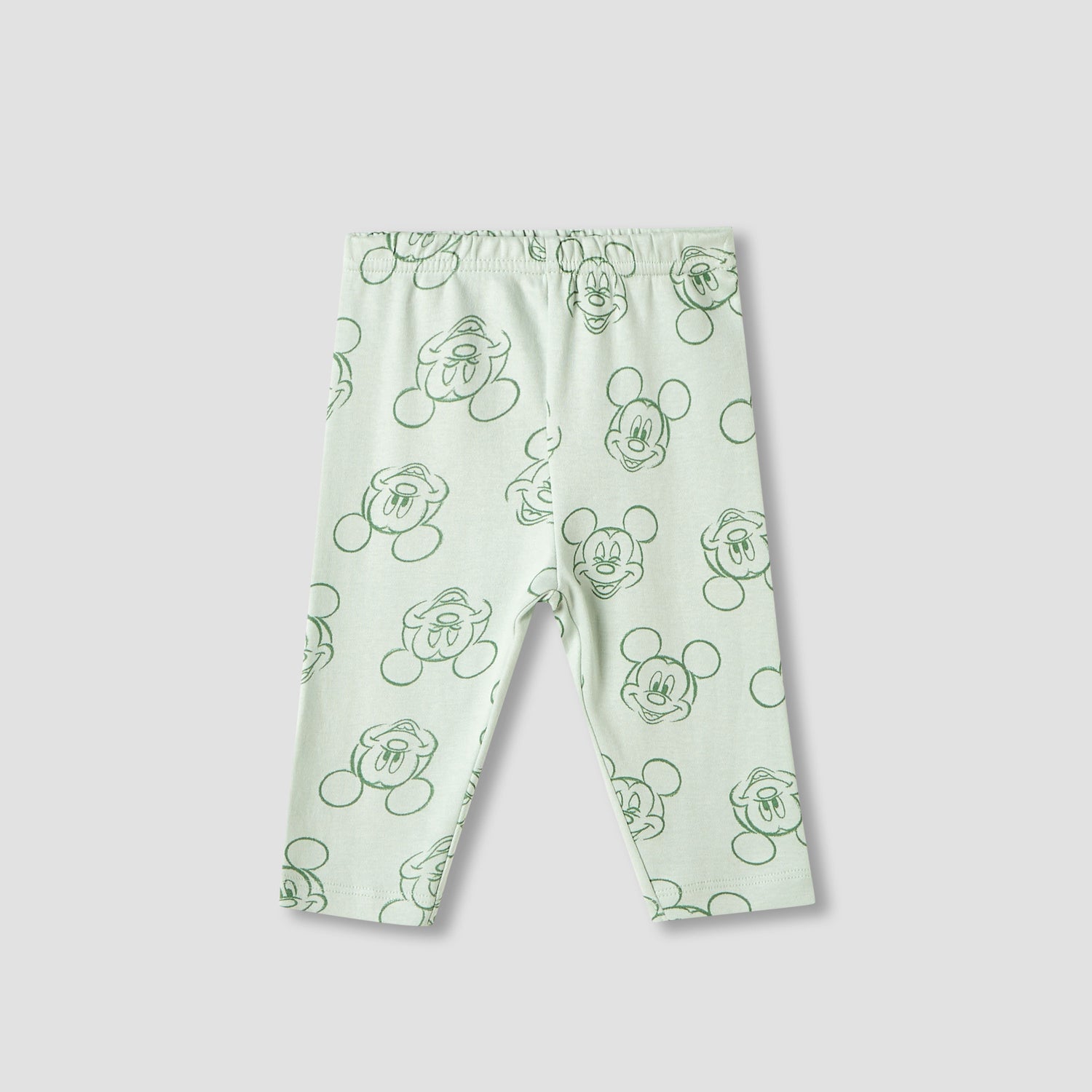 Disney Mickey Mouse Print Shirt and Pyjama Set