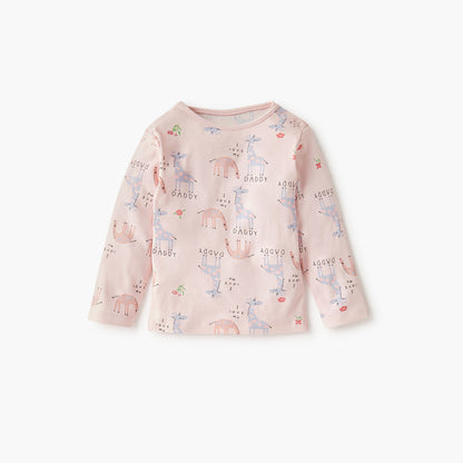 Juniors Bunny Print T-shirt and Pyjama Set