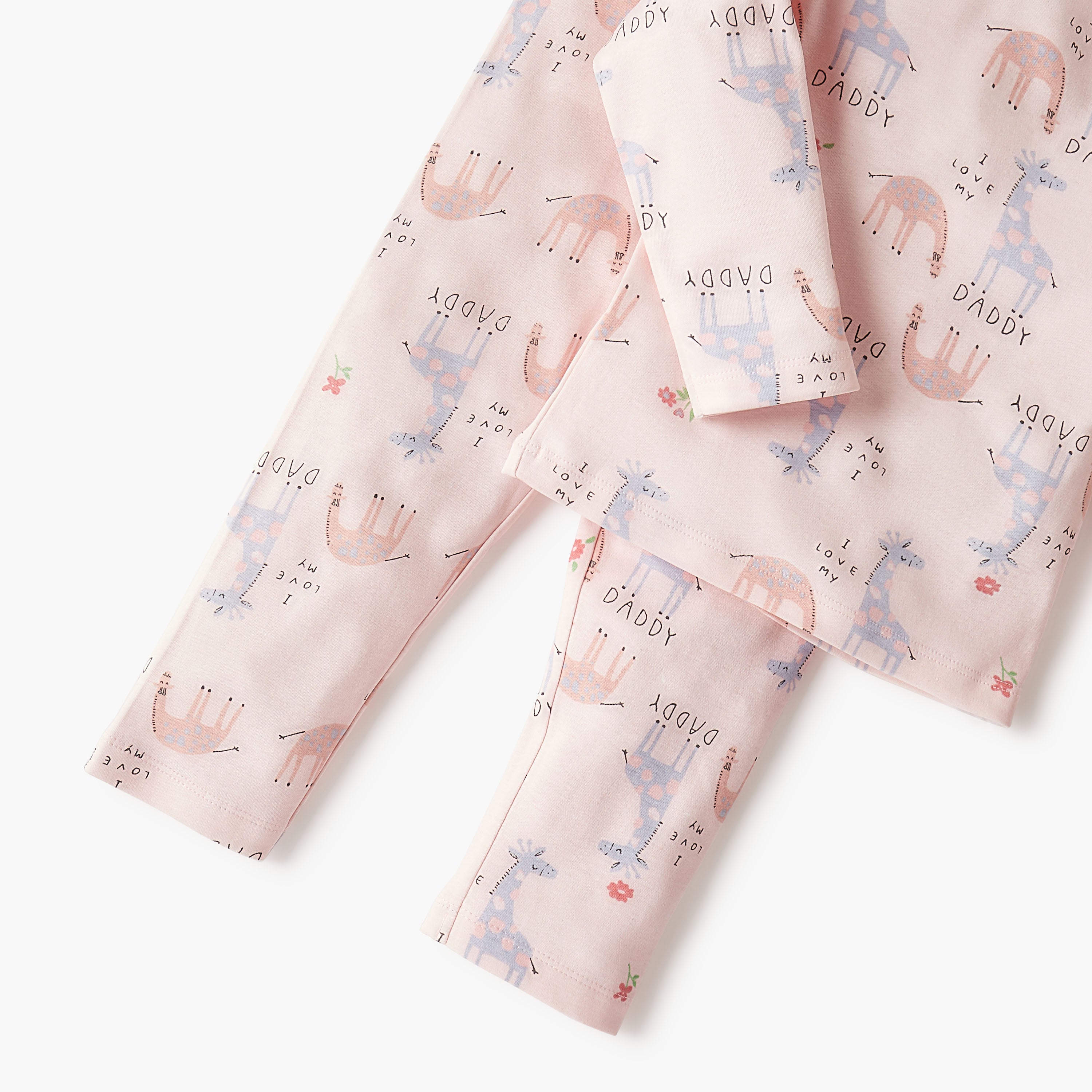 Juniors Bunny Print T-shirt and Pyjama Set
