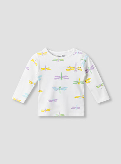 Juniors Cotton Round Neck Long Sleeve Pyjama Set with Dragonfly Print-baby-girls-clothing-nightwear-pyjamasets-image-3