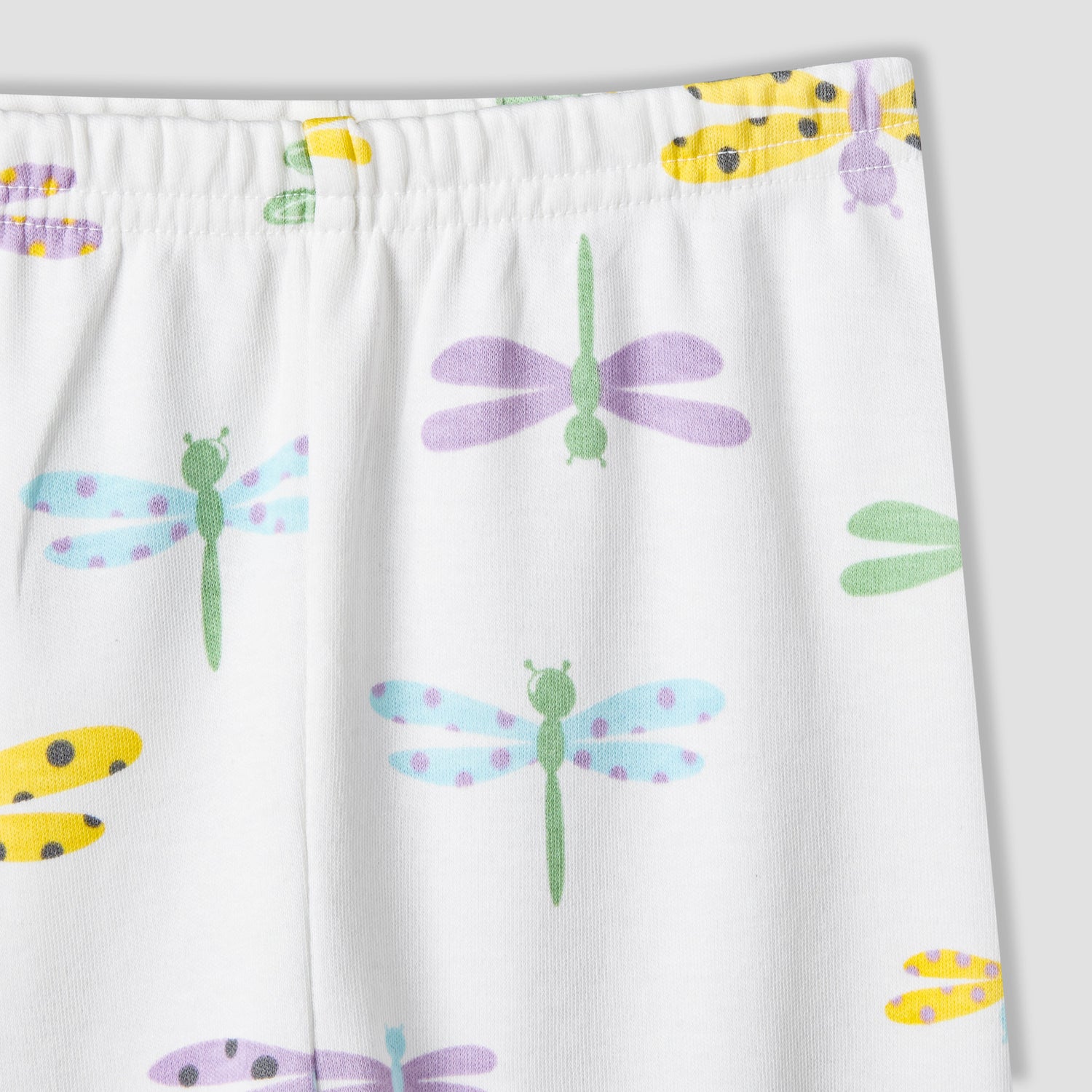 Juniors Cotton Round Neck Long Sleeve Pyjama Set with Dragonfly Print