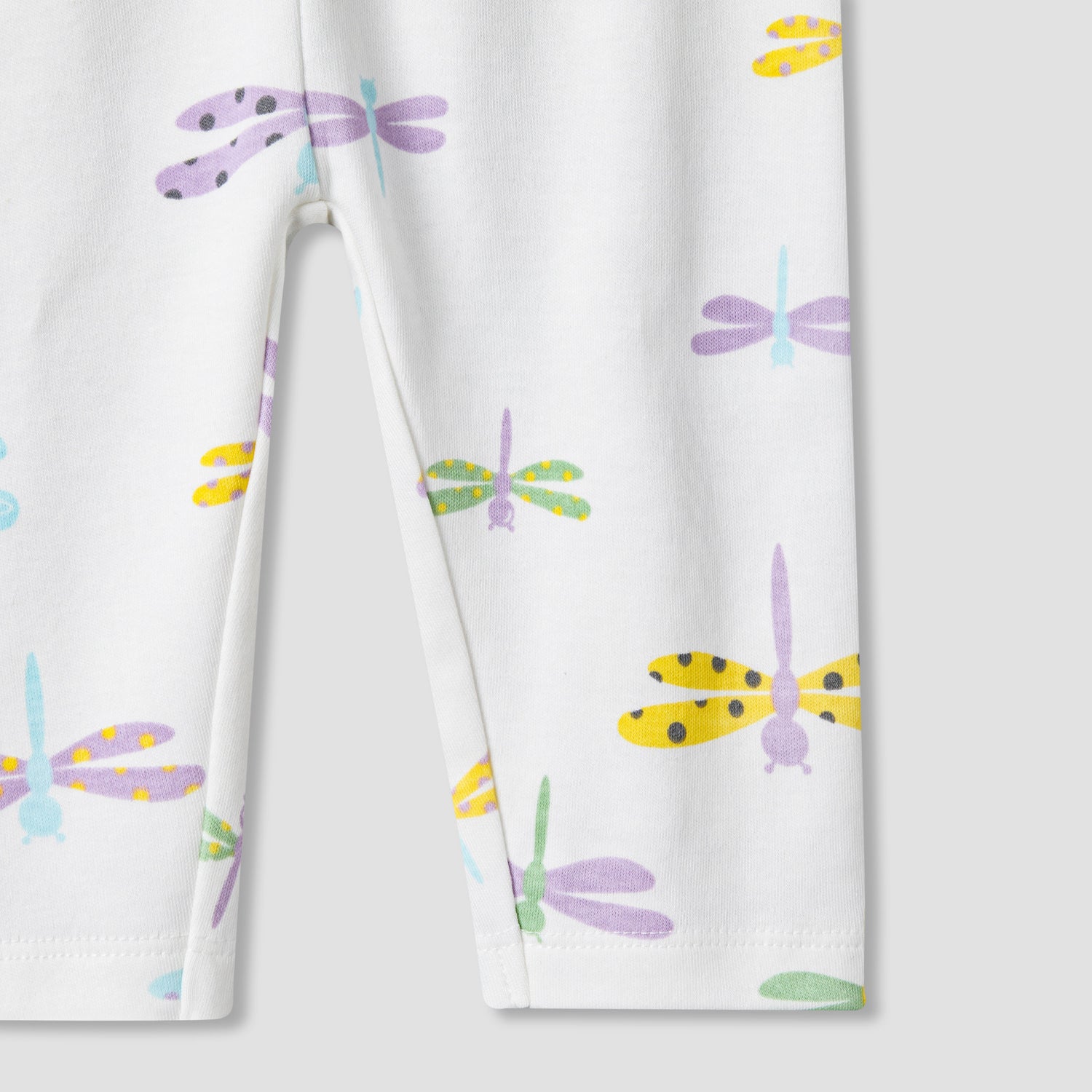 Juniors Cotton Round Neck Long Sleeve Pyjama Set with Dragonfly Print