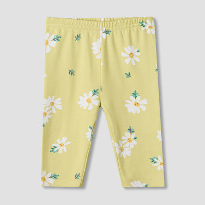 Juniors Cotton Round Neck Long Sleeve Pyjama Set with Floral Print