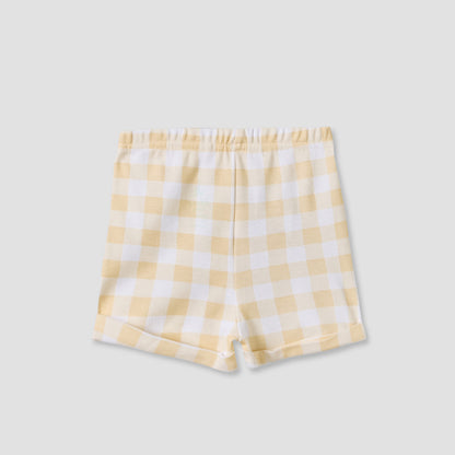Disney Collared Short Sleeves Shirt and Shorts Set with Simba Print