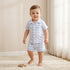 Disney Collared Short Sleeves Shirt and Shorts Set with Mickey Mouse Applique - Blue / 12-18 mths