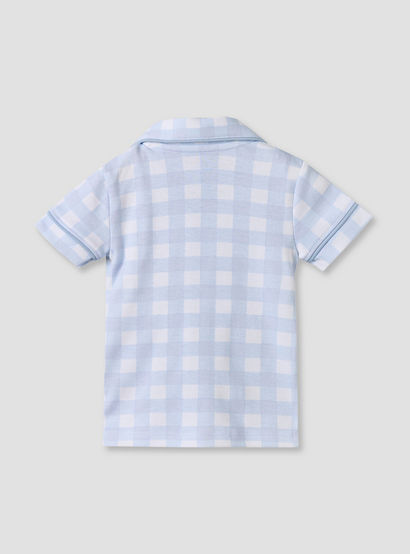 Disney Collared Short Sleeves Shirt and Shorts Set with Mickey Mouse Applique-baby-boys-clothing-setsandcoords-image-5