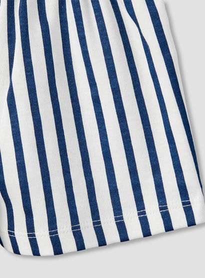 Juniors Crew Neck Short Sleeves T-shirt and Shorts Set with Nautical Applique-baby-boys-clothing-setsandcoords-image-10