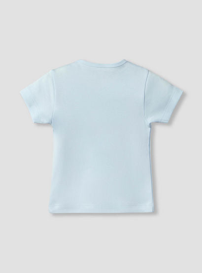 Juniors Crew Neck Short Sleeves T-shirt and Shorts Set with Nautical Applique-baby-boys-clothing-setsandcoords-image-5