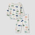Juniors Pyjama Set with Elephant Print - Cotton - Long Sleeves - Pink / 12-18 mths
