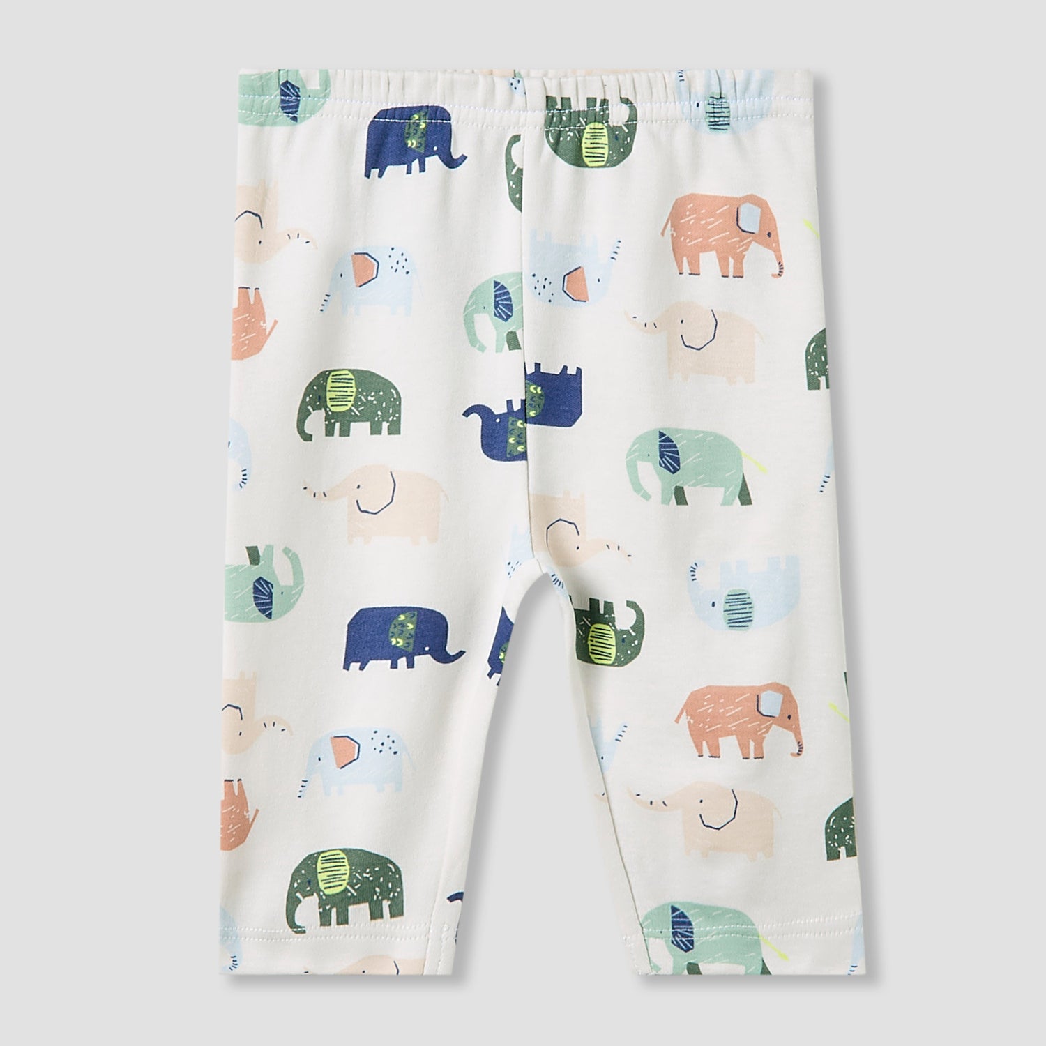 Juniors Pyjama Set with Elephant Print - Cotton - Long Sleeves