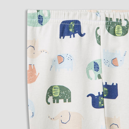 Juniors Pyjama Set with Elephant Print - Cotton - Long Sleeves