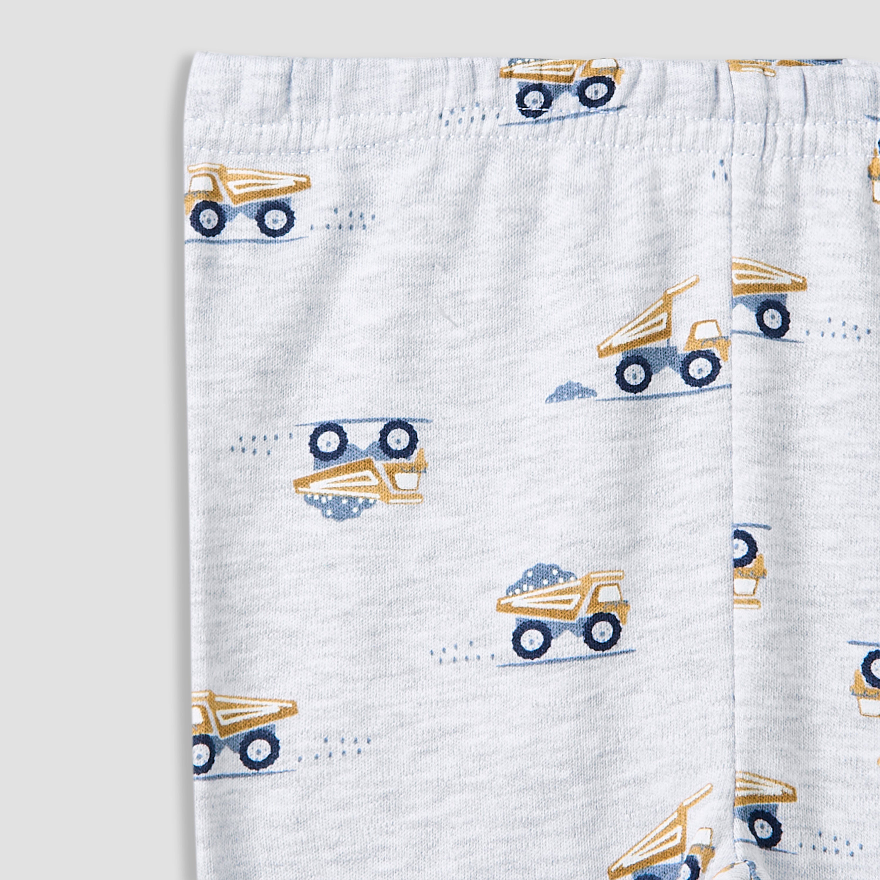 Juniors Pyjama Set with Truck Print - Cotton - Long Sleeves