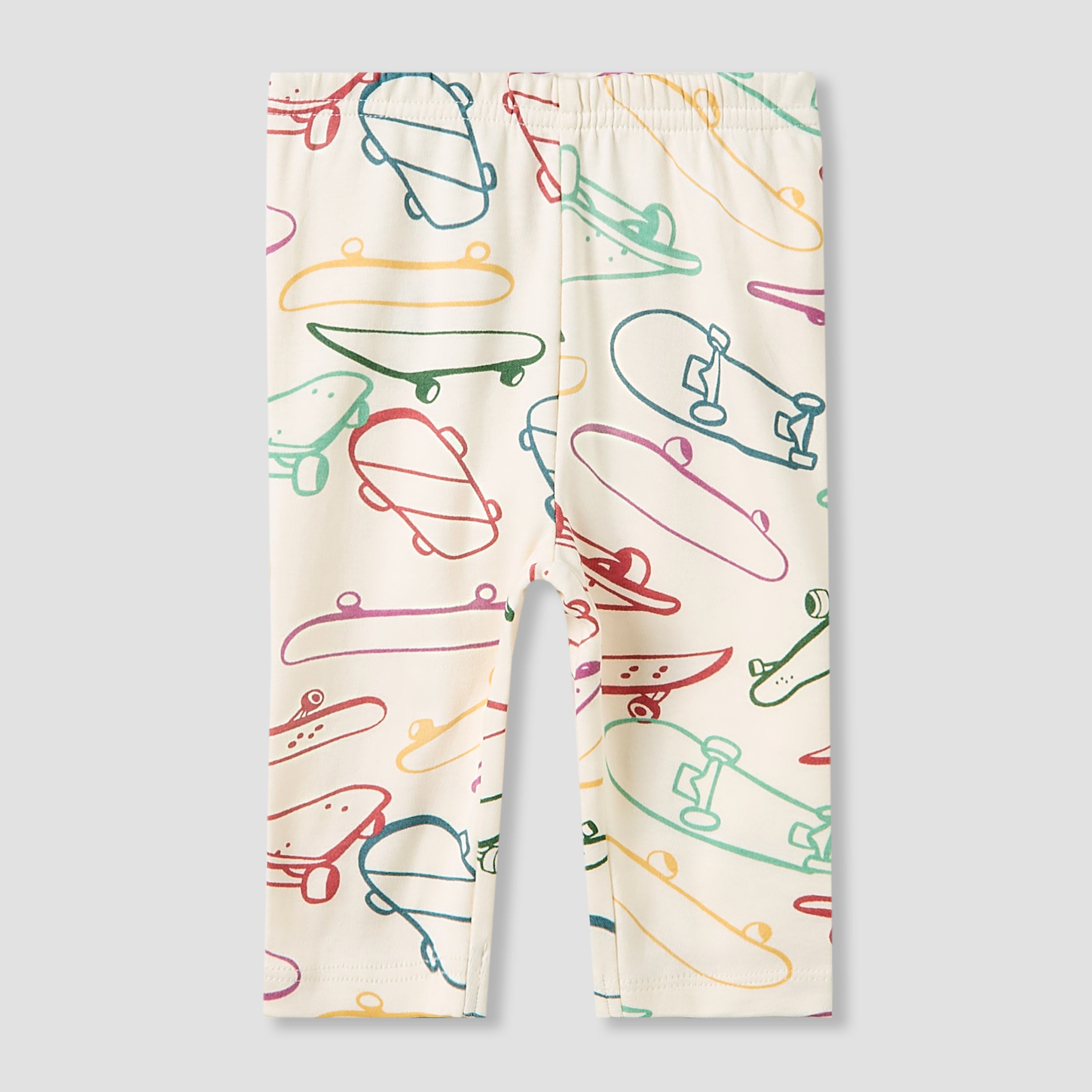 Juniors Pyjama Set with Skateboard Print - Cotton - Long Sleeves