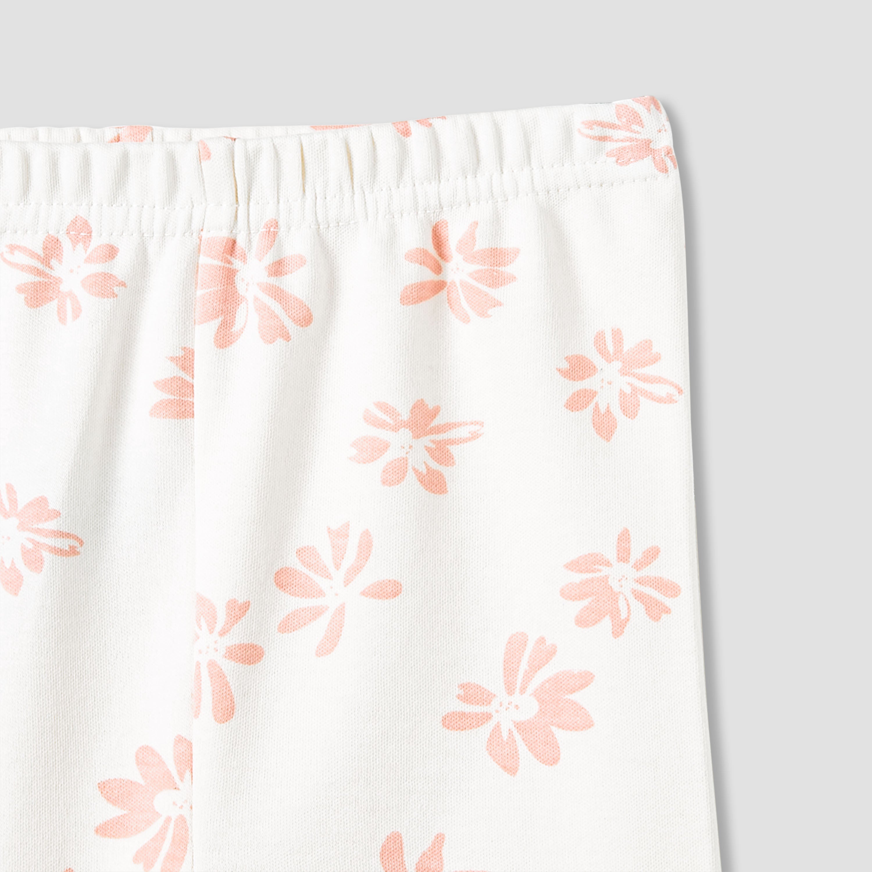 Juniors Pyjama Set with Floral Print - Cotton - Long Sleeves
